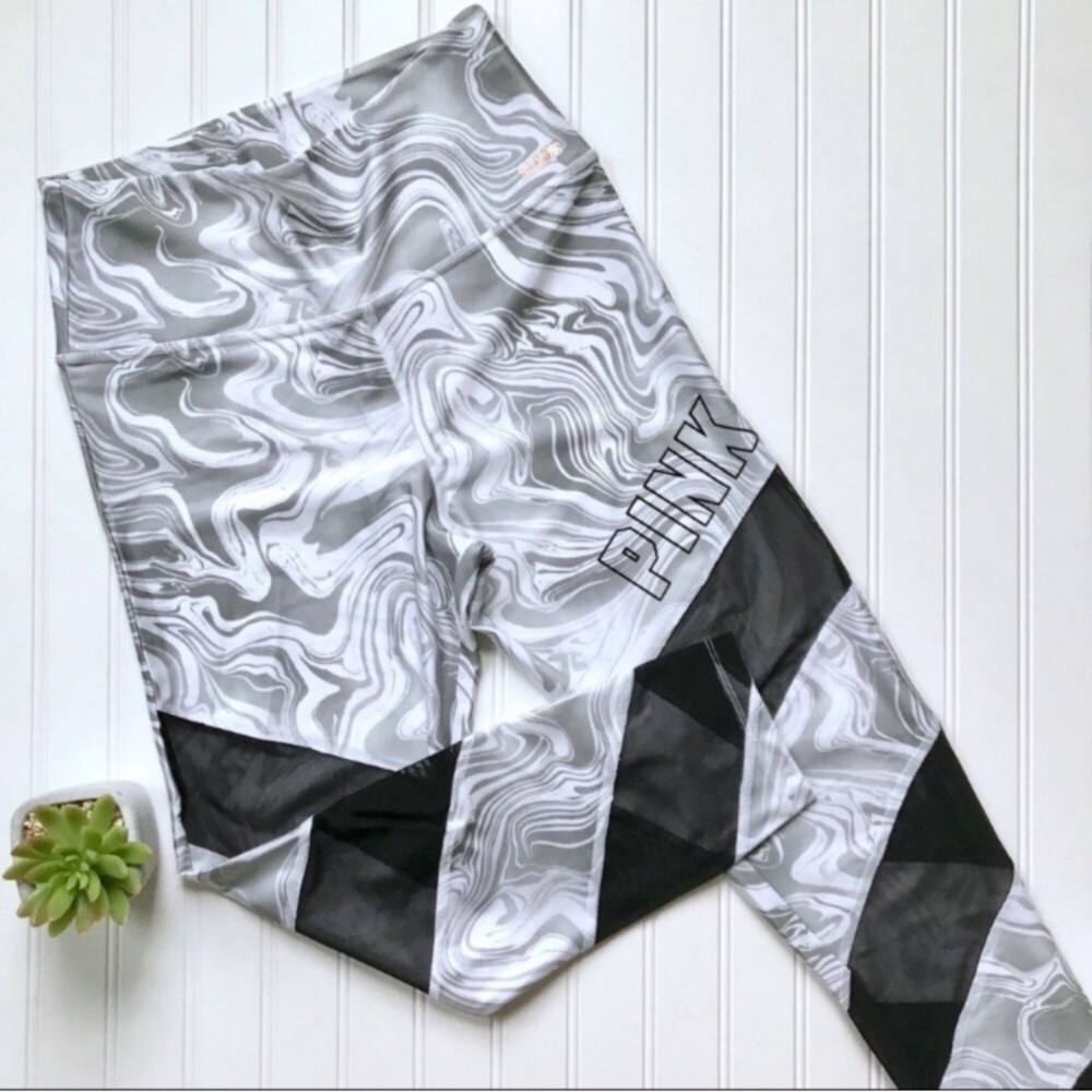 •VS PINK• white/gray Ultimate legging